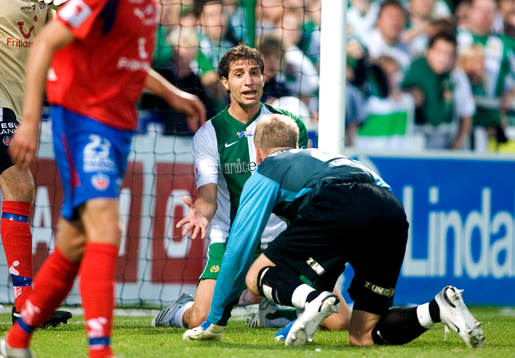 Sebastian Eguren, Hammarby är fri att nicka in en