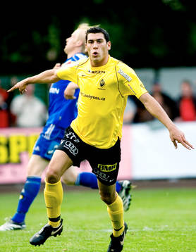 Ken Hansson, Bunkeflo gör 2-0. Jubel