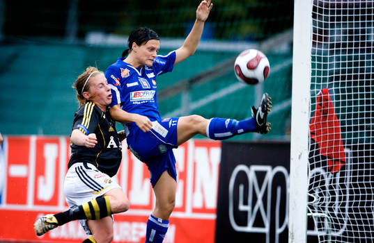 Ingrid Bohlin, AIK och Amelie Rybeck, QBIK