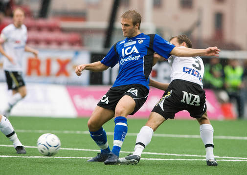 Jesper Westerberg, Halmstad, gjorde 0-1