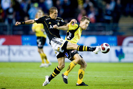 Kenny Pavey, AIK, och Daniel Alexandersson, Elfsborg