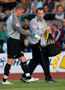Erland Hellström, Hammarby, målvakt, skadad