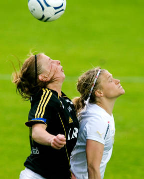 Frida Nordin, Ldb och Ingrid Bohlin, AIK