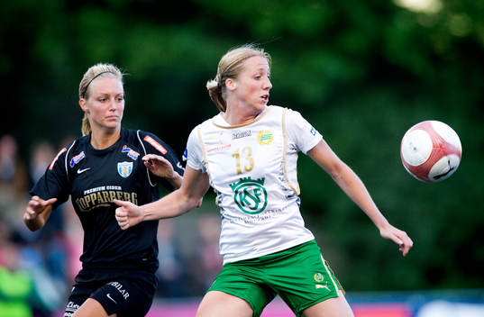 Maria Nilsson, Göteborg och Sara Larsson, Hammarby
