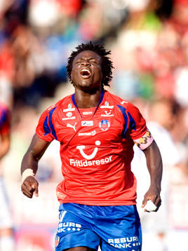 Razak Omotoyossi, Helsingborg, jubel