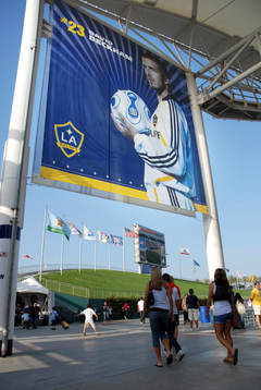 David Beckham, Los Angeles Galaxy, reklam, affisch