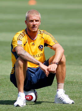 David Beckham, Los Angeles Galaxy, träning