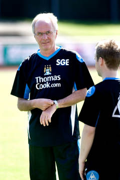 Fotboll, Manchester City, träningsläger. Sven-Göran