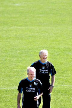 Fotboll, Manchester City, träningsläger