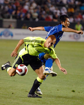 Fotboll, engelsk, Träningsmatch, Samsung Bluewings -