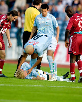 Ola Toivonen, Malmö, skada