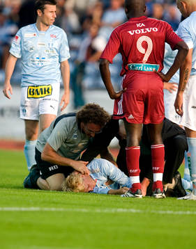 Ola Toivonen, Malmö, skada