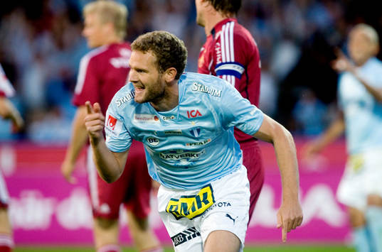 Jonatan Johansson, Malmö, jubel