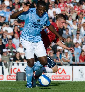Fotboll, Träningsmatch, Örgryte - Manchester City