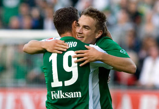Petter Andersson, Hammarby, och Paulinho Guará, Hammarby,