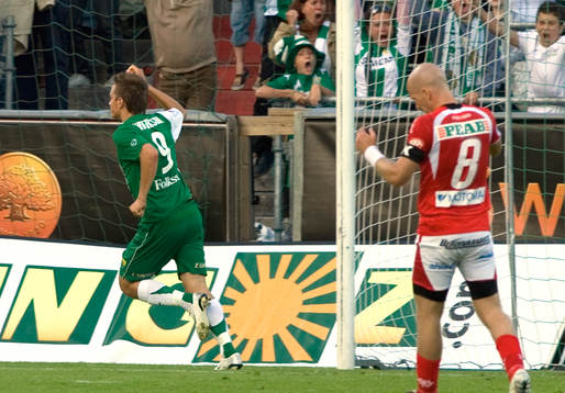 Petter Andersson, Hammarby, jubel
