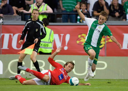 Stefan Larsson, Kalmar, och Petter Andersson, Hammarby