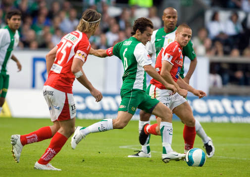 Louay Chanko, Hammarby, och Daniel Petersson, Kalmar
