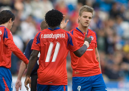 Andreas Dahl och Razak Omotoyossi, Helsingborg