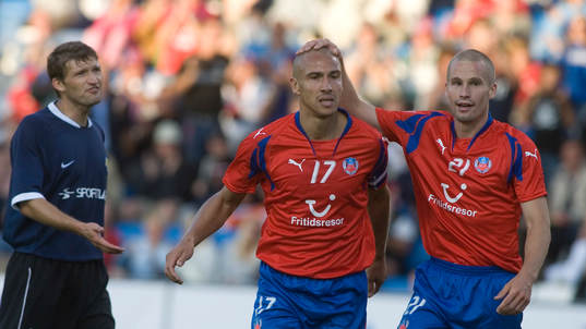 Henrik Larsson och Christoffer Andersson, Helsingborg.