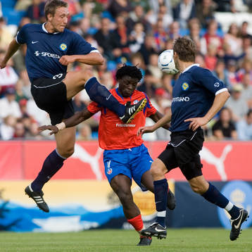 Razak Omotoyossi, Helsingborg. Närkamp