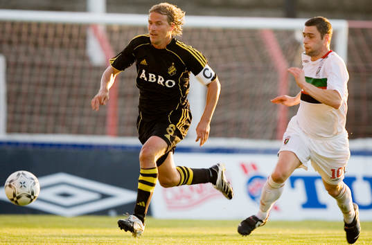 Daniel Tjernström, AIK och Gary Hamilton, Glentoran