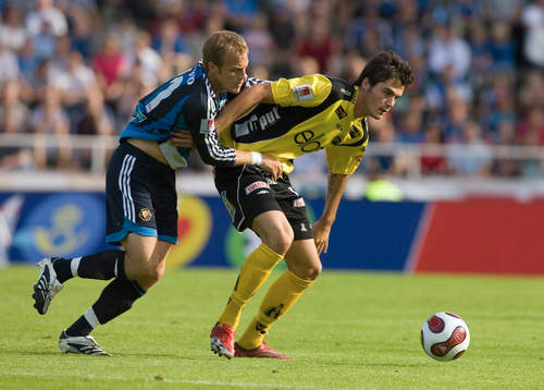Daniel Sjölund, Djurgården, och Denni Avdic, Elfsborg