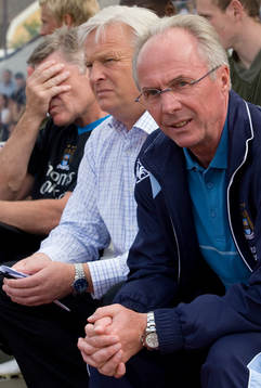 Hans Backe och Sven-Göran (Svennis) Eriksson, tränare,