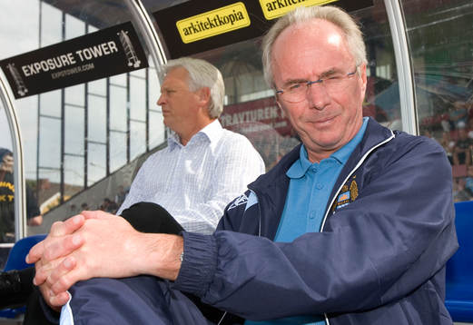 Hans Backe och Sven-Göran (Svennis) Eriksson, tränare,