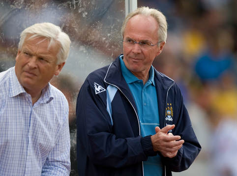 Hans Backe och Sven-Göran (Svennis) Eriksson, tränare,