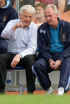 Hans Backe och Sven-Göran (Svennis) Eriksson, tränare,