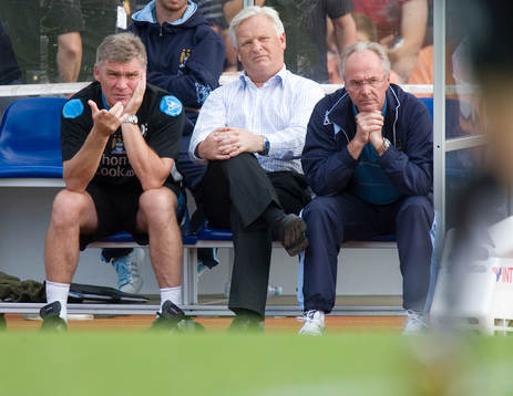 Hans Backe och Sven-Göran (Svennis) Eriksson, tränare,