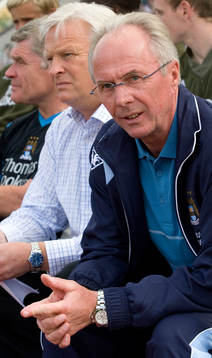 Hans Backe och Sven-Göran (Svennis) Eriksson, tränare,