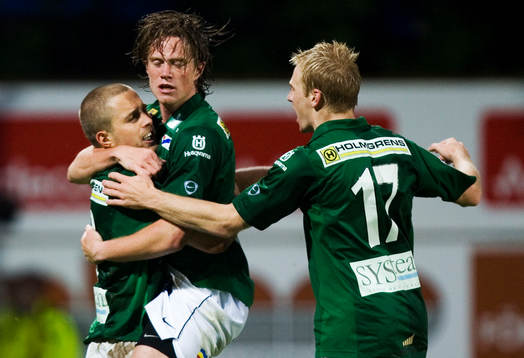 Patrik Elmander, jubel