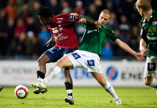 Patrik Elmander och Boyd Mwila