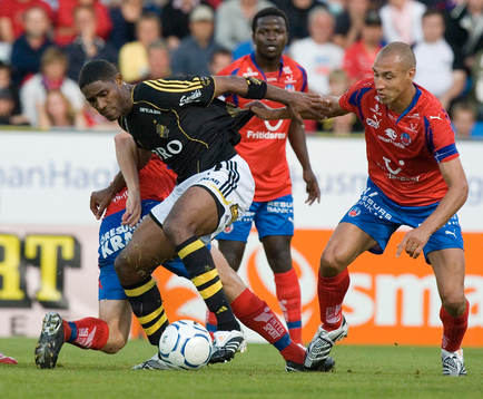 Henrik Larsson och Khari Stephenson