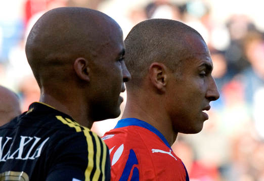 Jimmy Tamandi och Henrik Larsson