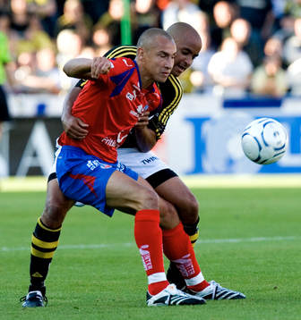 Jimmy Tamandi och Henrik Larsson