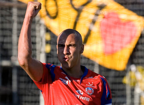 Henrik Larsson, Helsingborg. Glädje, jubel