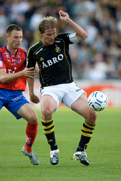 Erik Wahlstedt, Helsingborg och Daniel Tjernström, AIK