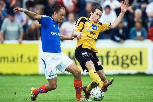 Mats Haglund och Johan Persson duellerar