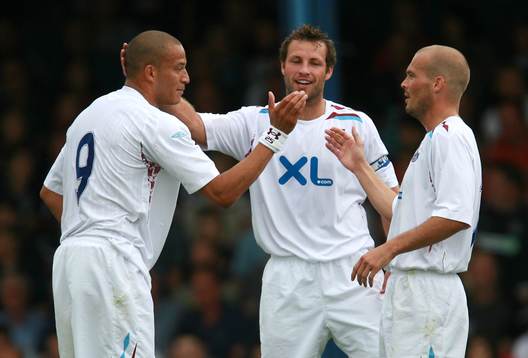 Bobby Zamora, Lucas Neill och Fredrik Ljungberg, West Ham