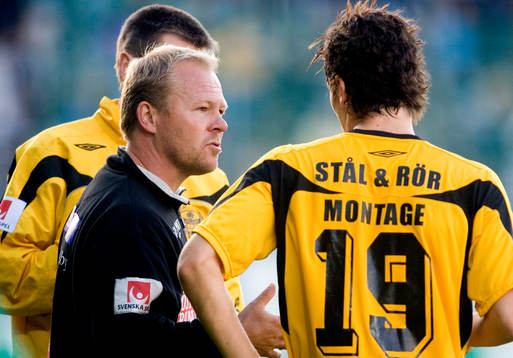 Thomas Andersson-Borstam, tränare Mjällby