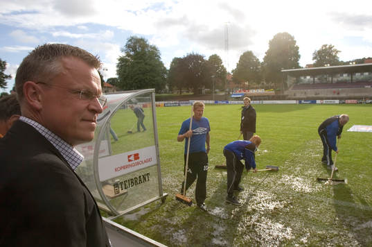 Jan Andersson, tränare Halmstad väntar på besked,