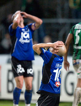 Magnus Arvidsson ytterst nära göra 3-2 i slutsekunderna