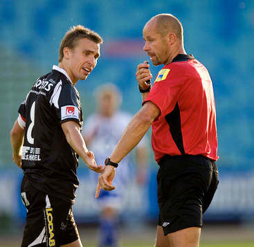 Fredrik Nordback, Örebro och domare Martin Hansson