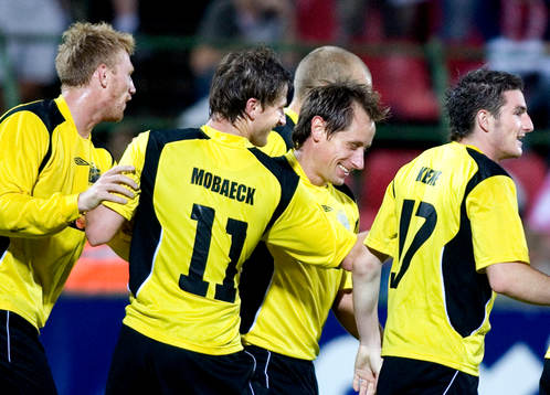 Daniel Mobaeck,  Johan Karlsson, James Keene, Elfsborg,