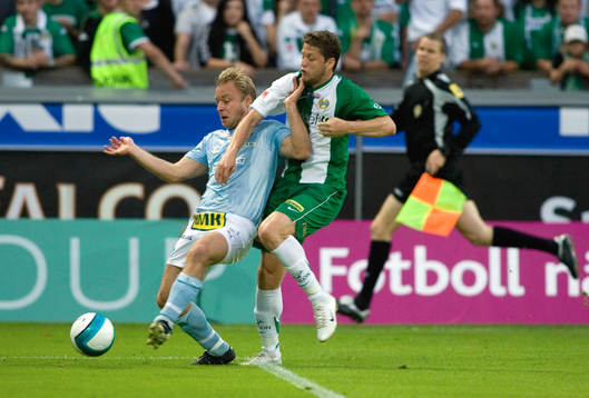 Anders Andersson, Malmö FF och Paulinho Guará, Hammarby