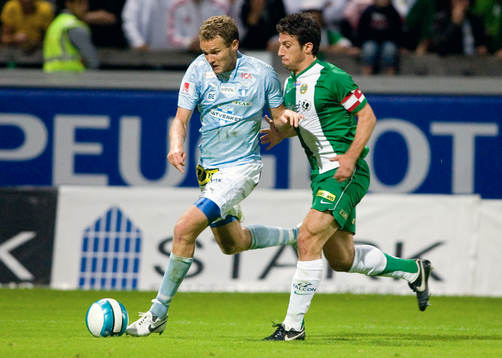 Jonatan Johansson, Malmö FF och Suleyman Sleyman, Hammarby