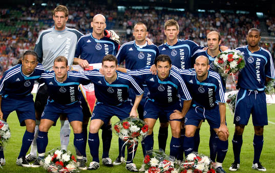 Fotboll, Amsterdam Tournament, Lagbild, Ajax Kennedy